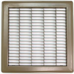 HVAC Premium 12" X 14" or 14" X 12" Heavy Duty Walkable Floor Grille - Fixed Blades Air Grille - Brown