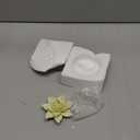 Ceramic Flower Wall Art, Artificial 3D Flower Wall Art, Handmade 3D Wall Art Hanging Sculpture, Porcelain Flower Wall Decoration for Home Office Decor (Yellow,Magnolia,3.54")