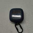 SURITCH for SHOKZ OpenFit Case Cover, Shockproof Magnetic Cases for SHOKZ OpenFit Open-Ear Earbuds True Wireless Bluetooth Headphones, Protective Cover with Magnetic Lid Lock & Carabiner, Navy