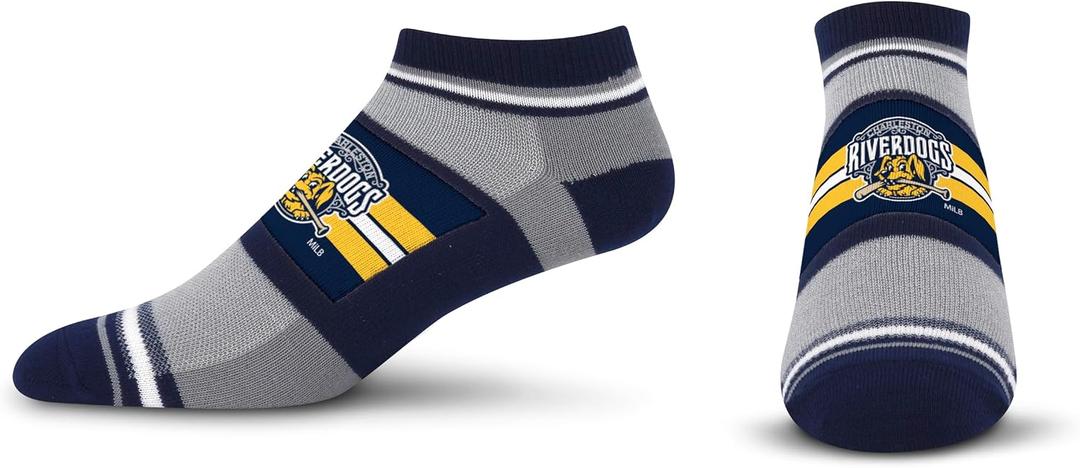 For Bare Feet Minor League Baseball Unisex For Bare Feet Milb Streak No Show Sock