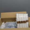 Liacere 350PCS Bule Plastic Plates - Disposable Bule and Gold Plates 50guest Baroque Plastic Dinnerware include 100Plates, 50Pack Pre Rolled Napkins with Silverware 50Cups for Wedding&Mother's Day (Light Blue)