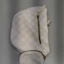 Checkered Crossbody Bum Bags for Women, Nylon Sling Bags with Shoulder Strap, Large Capacity Checkered Purse Bag