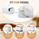 PLFF015 Wireless Pump for Cat Water Fountain Models PLWF005/PLWF115/PLWF105, Ultra Quiet Pump with 4 Filters Kit