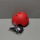 Kids Bike Helmet, Adjustable and Multi-Sport, from Toddler to Youth, 3 Sizes (Small: 18.9" - 21.3", Red)