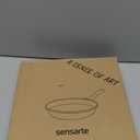 SENSARTE Nonstick Ceramic Frying Pan Skillet, 9.5 Inch Omelet Pan, Healthy Non Toxic Chef Pan, Induction Compatible Egg Pan with Heat Resistant Handle, PFAS-Free (White)