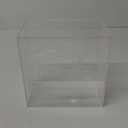 UNIQOOO Clear Acrylic Card Box w/Slot, Thick DIY Wedding Box Blank White Print, Large 10x10x5.5 in, for Reception Decoration Fundraiser Money Box Election Ballot Graduation Keepsake Party Favor