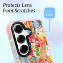 for Samsung Galaxy S25 Case, Tropical Citrus&Cocktails Y2K, Military-Grade Drop Protection, Carnival Whimsical Soft Slim TPU Protective & Camera Protection for Women Girls (Fancy2)