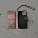 Wallet Case for iPhone 13 Mini, [RFID Blocking] Protective PU Leather Flip Cover with Card Slot Cash Pocket for iPhone 13 Mini(Rose Gold)