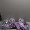 5 Pack Light Purple Wisteria Hanging Flowers, 3.44 Ft Fake Hanging Flowers, Artificial Wisteria Garland Vines for Wedding Room Backdrop Outdoor Patio Garden Decoration