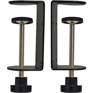 3 inch C-Clamp with Four Small Holes in the back, 2-Pack Adjustable Desk C Clamps for Range 0.35"~3.37", Versatile Clamp for Brake, Parts Assembly, Fastening, Welding, Woodwork, Metal Work