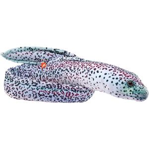 Wild Republic Living Ocean Peppered Moray EEL, Stuffed Animal, 54 Inches, Plush Toy, Fill is Spun Recycled Water Bottles