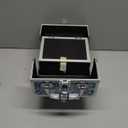 FRENESSA Makeup Case Train Case Portable Kids Makeup Box with Mirror Lock Box Travel Cosmetic Train Cases Hard Makeup Organizer for Girls Nail Craft Storage Vanity Mosaic Puzzle (Green)