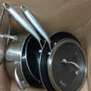 COOKER KING Stainless Steel Cookware Set, Pots and Pans Set Non Stick, Hybrid Ceramic Cookware, Frying Pans, Saucepans & Stock Pot with Glass Lid, Non-Toxic, Oven Safe, Induction Compatible