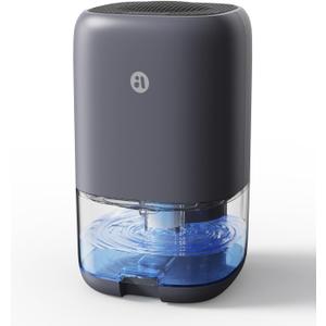 Dehumidifier, 35 OZ Small Dehumidifiers for Bedroom for Home, Quiet with Auto Shut Off, Dehumidifiers for Bedroom (280 sq. ft), Bathroom, RV, Closet, Grey