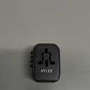 Universal Travel Adapter, VYLEE 5 in 1 International Power Adapter, 3.5A 2xUSB-A and 2xUSB C Wall Charger, Worldwide Travel Essentials Plug for Europe USA UK AUS Asia (Black Grey)