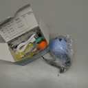 Cat Toys, Interactive Cat Toys for Indoor Cats, USB Rechargeable Electronic Smart Exercise Kitten Toy, Motion Chirping Activated Moving Ball (Blue)