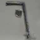 4 Pack - L 5" x H 4" x W1.5, 5mm Thick Black L Shelf Bracket, Iron Shelf Brackets, Metal Shelf Brackets, Floating Shelf, Shelf Supports with Screws