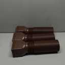 3 Pack Rain Gutter Downspout Extensions Flexible,Downspout Diverter Extendable From 21" To 58". Downspout Extender Is Suitable For Most Drain Pipe (Brown)