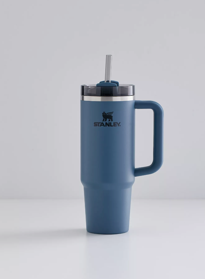 STANLEY Quencher H2.0 Tumbler with Handle and Straw 40 oz | Cup Holder Compatible for Travel | Insulated Stainless Steel Cup | BPA-Free | Stargaze