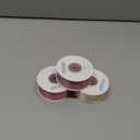 Dusty Rose Double Face Satin Ribbon 1 Inch x 45 Yards Champagne Pink/Rose Gold/Mauve Fabric Ribbon for Gift Wrapping, Flower Bouquets, Bows Making, Wedding Decor (3 Rolls *15Yd)