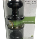 Honeywell Hall & Closet Passthrough Non-Locking Interior Dark Bronze Door Knob
