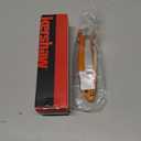 Kershaw Leek, BlackWash Pocket Knife (1660BLKW); 3 Sandvik 14C28N Steel Blade, 410 Stainless Steel Handle, BlackWash Finish, SpeedSafe Assisted Open, Frame and Tip Locks, Reversible Pocketclip; 3 OZ (Orange)