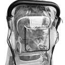 Double Stroller Rain Cover, Rain Cover for Double Tandem Stroller, Big Size Universal Rain and Wind Cover