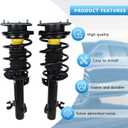 Front Shock Strut Assembly Left & Right Compatible with Mini Cooper 2007–2015 — Replace OE# 31316780471/31316780472