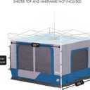 E-Z UP Camping Cube 6.4, Converts 10' Straight Leg Canopy into Camping Tent, Royal Blue (Canopy/Shelter NOT Included)
