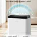 Dehumidifiers for Home Max 35 Pints, Compressor Dehumidifier with Drain Hose, Auto Mode, Dry Clothes, Two Fan Speeds, 24H Timer, Smart Humidity Control, for Bedroom, Basement, Bathroom, Home