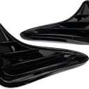 BXZ Front Bumper Insert Pair Fog Light Lamp Opening Cover Pair For 2017 2018 2019 Corolla LE CE XLE L