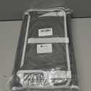 5 Tier Over The Door Organizer - Large Capacity Behind Door Hanging Shelves with 10 Mesh Pockets and Clear Windows, Closet Organizers and Storage for Bathroom, Bedroom, Nursery, 2 Pack Grey