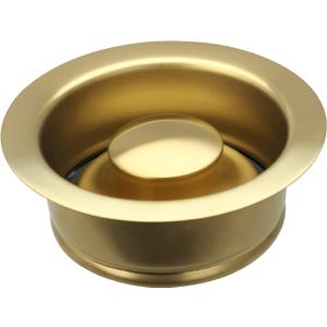 Akicon Kitchen Sink Brass Gold Finish Garbage Disposal Flange Stopper, One Size Disposal Rim, Fit 3-1/2 Inch Standard Sink Drain Hole