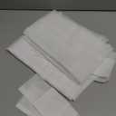 PONY DANCE Sidelight Curtains for French Door, White Voile Sheer Panels Light Filtering Window Treatment for Narrow Front Glass Door with Adjustable Tieback, W30 x L72 Inches, 2 Panels