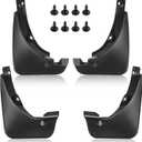 BDFHYK Mud Flaps Splash Guards PP and PTO Front & Rear Side Mud Guards Compatible with Toyota RAV4 2006-2012 3th gen with OEM Fender Flares 4 Pcs Black