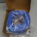2 inches x 25 FT Heavy-Duty PVC Swimming Pool Backwash Hose, Reinforced Discharge Hose with Clamp for Swimming Pools, Blue