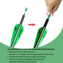 31inch Carbon Arrow Archery Targeting Practice Hunting Arrows for Compound & Recurve Bow with Removable Tips(Pack of 12)