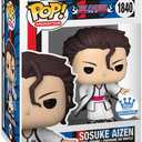 Funko Bleach Pop! Sosuke Aizen - Anime Figurine - White, Purple, Black