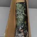 Artificial Ficus Tree 4ft, Artificial Plants Indoor with Realistic Leaves & Trunk, Fake Plants for Home Office Living Room Decor.