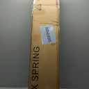 Qingzhou Box Spring for Queen Bed, 5 Inch High Metal Queen Box Spring Only, Heavy Duty Mattress Foundation with Fabric Cover, Easy Assembly, Quiet Noise Free, Non Slip, Black