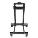 Dolly Cart with Wheels, Upgrade Labor Saving Folding Hand Truck, Heavy Duty Iron, Black, Compact, Modern, 110 Pounds Capacity, 4 Wheels, For Moving Furniture & Warehouse