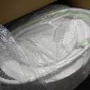 100ft Retractable Garden Hose Reel 1/2" with 10-Function Nozzle | Heavy Duty Water Hose, Slow Rewind & Any-Length Lock, 180° Swivel Wall Mount for Yard, Car Wash & Pet Shower, White