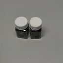 1500Pcs Silicone Beads for Hair Extensions, 5mm Silicone Lined Beads Microlink Rings Hair Extensions Tool (Dark Brown, 5mm)