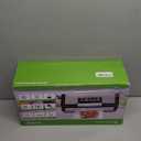 95kPa Vacuum Sealer Machine with AquaLock Technology, for Moist Seals, 2X Seal & 130W, Fully Automatic Food Sealer, Built-In Cutter, Bag Storage & Hose, Precision Sealing, 2 Bag Rolls,Stainless Steel (Titanium Grey)