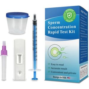 Fertility Home Test Kit for Men-Trak Plus Male Fertility Testing System- Shows Normal or Low Sperm Count- Easy to Read Results-Convenient, Accurate, Private