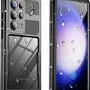 for Samsung Galaxy S23 Ultra Waterproof Case, [IP68 Water Proof] [Built-in Screen Protector], Magnetic Heavy Duty Military Grade Rugged Phone Case for S 23 Ultra 6.8", Black