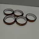 6 Rolls 10mm x16m(52FT) Heat Tape High Temperature Heat Resistant Tape Heat Transfer Tape for Heat Sublimation Press Vinyl,No Residue