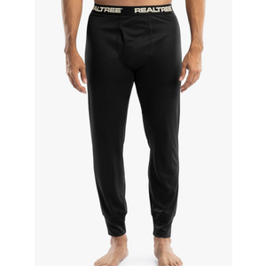 Realtree Mens Polyester Performance Baselayer Thermal Underwear Long Johns Bottom, L