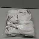 10 Large Christmas Poinsettias Flower Velvet Magnolia Artificial Floral Ornaments Picks Stems Christmas Tree Decorations Pack of 10 for Xmas Tree Party Wedding Centerpiece (Pure White)