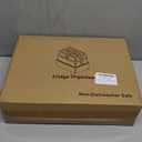 14 Pack Fridge Organizer, Stackable Refrigerator Organizer Bins with Lids, BPA-Free Fridge Organizers and Storage Containers for Fruit, Vegetable, Food, Drinks, Cereals, Clear